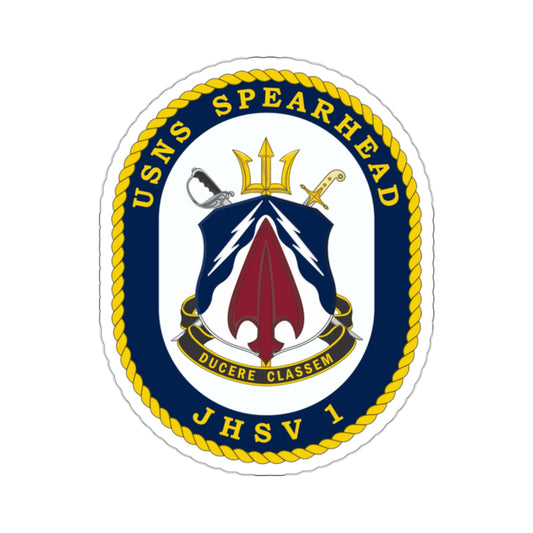 USNS Spearhead JHSV 1 (U.S. Navy) STICKER Vinyl Kiss-Cut Decal