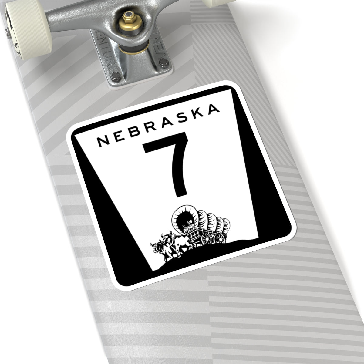 N-7 (Nebraska) (Road Sign) STICKER Vinyl Kiss-Cut Decal
