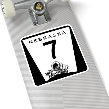 N-7 (Nebraska) (Road Sign) STICKER Vinyl Kiss-Cut Decal