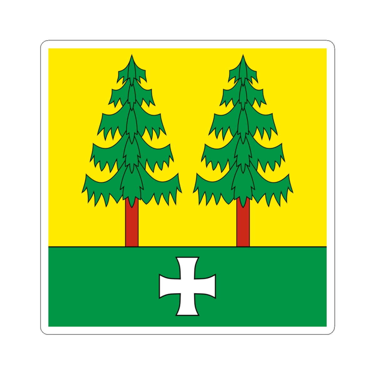 CHE Bietenholz Flag (Switzerland) STICKER Vinyl Kiss-Cut Decal