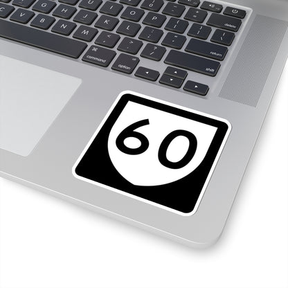 PR urban primary 60 (Puerto Rico) (Road Sign) STICKER Vinyl Kiss-Cut Decal