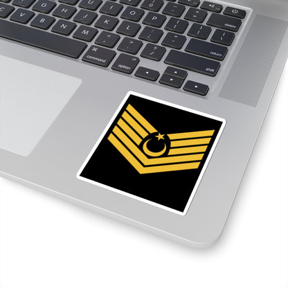 Kıdemli Üstçavuş rütbe (Turkey) (Military Rank) STICKER Vinyl Kiss-Cut Decal