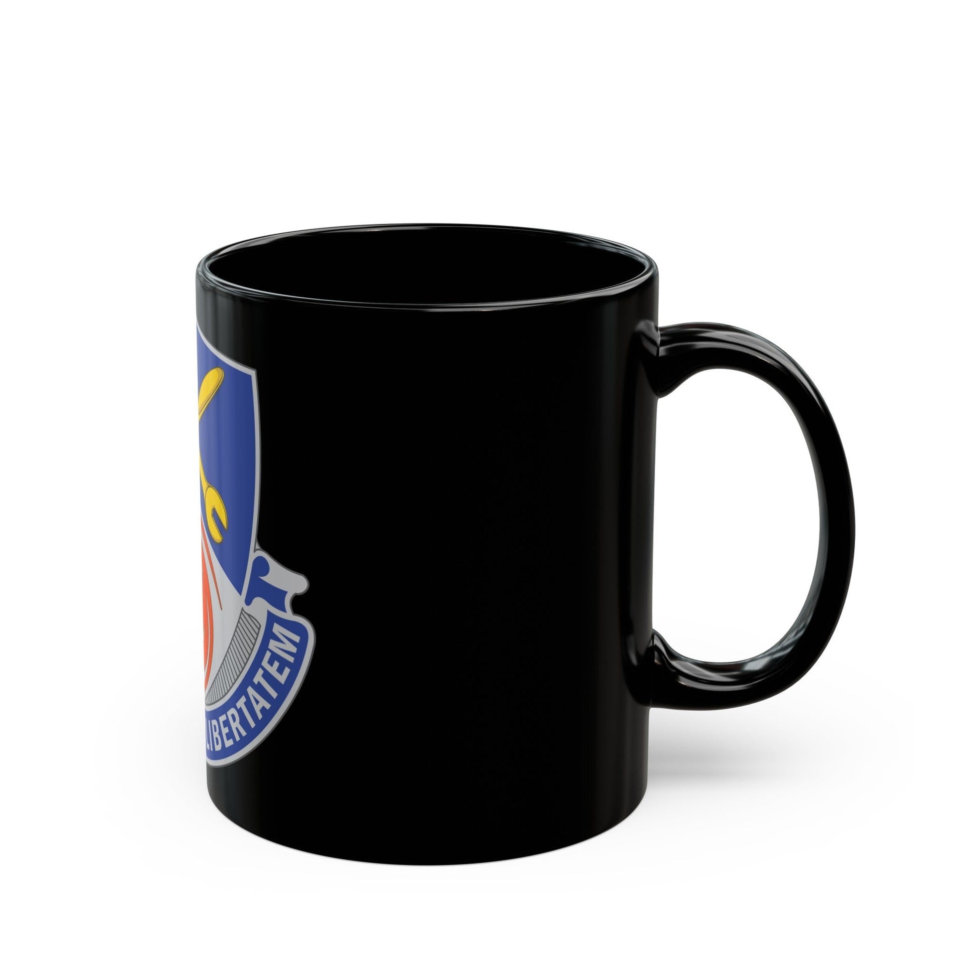 1108 Aviation Group (U.S. Army) Black Coffee Mug-The Sticker Space