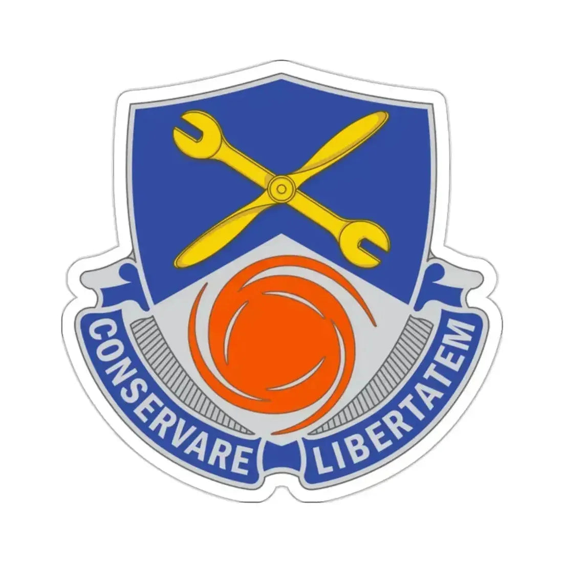 1108 Aviation Group (U.S. Army) STICKER Vinyl Kiss-Cut Decal 2 Inch White - The Sticker Space