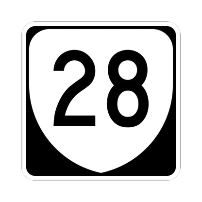 Virginia 28 (Virginia) (Road Sign) STICKER Vinyl Kiss-Cut Decal