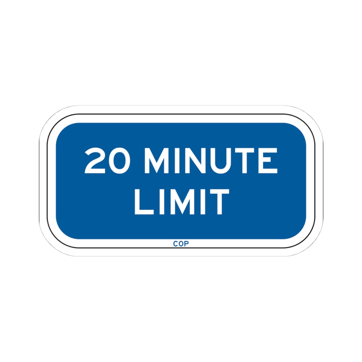 PBOT Road sign P4067 (Oregon) (Road Sign) STICKER Vinyl Kiss-Cut Decal