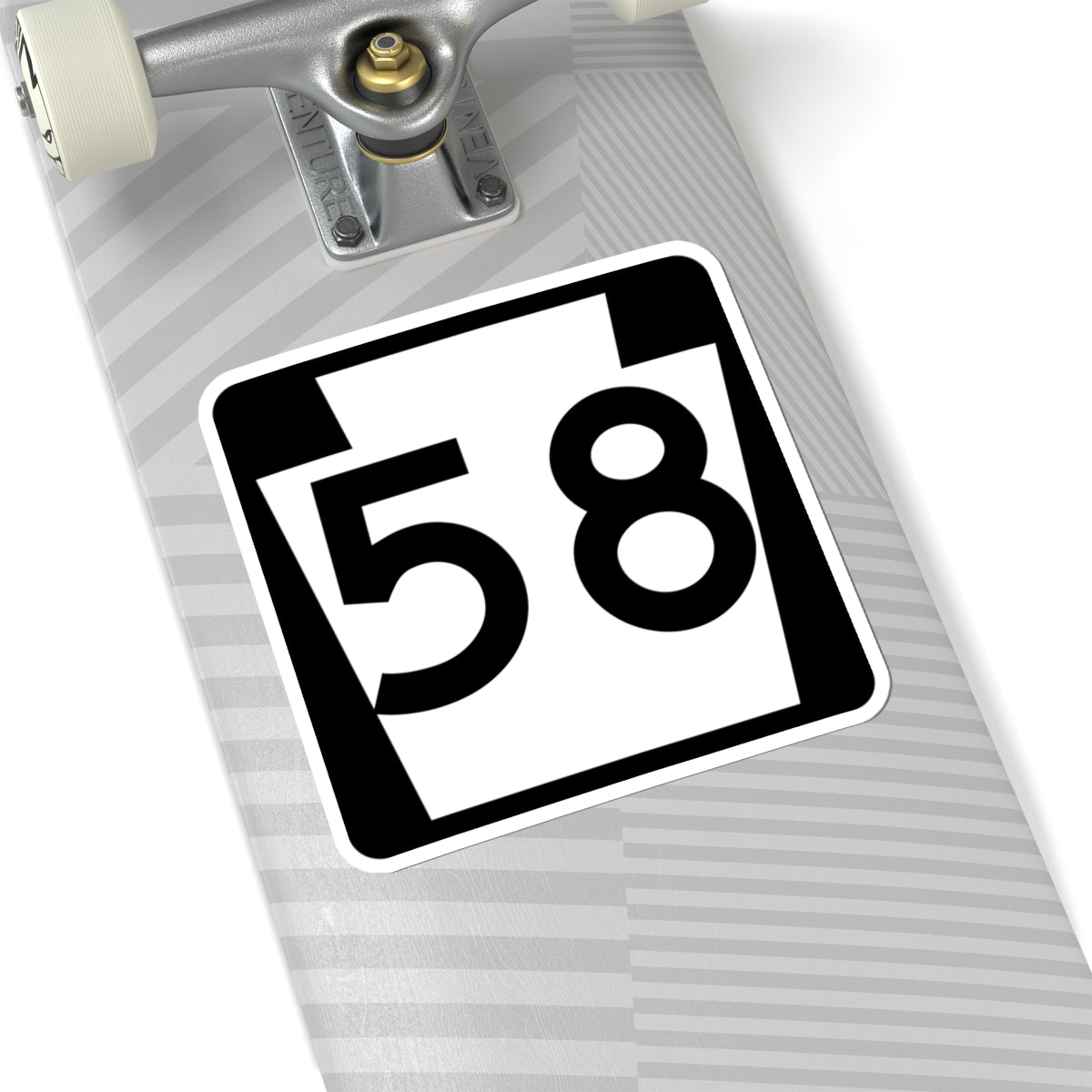 PA-58 (Pennsylvania) (Road Sign) STICKER Vinyl Kiss-Cut Decal