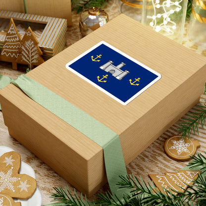 Isle of Wight Council Flag (England) STICKER Vinyl Kiss-Cut Decal