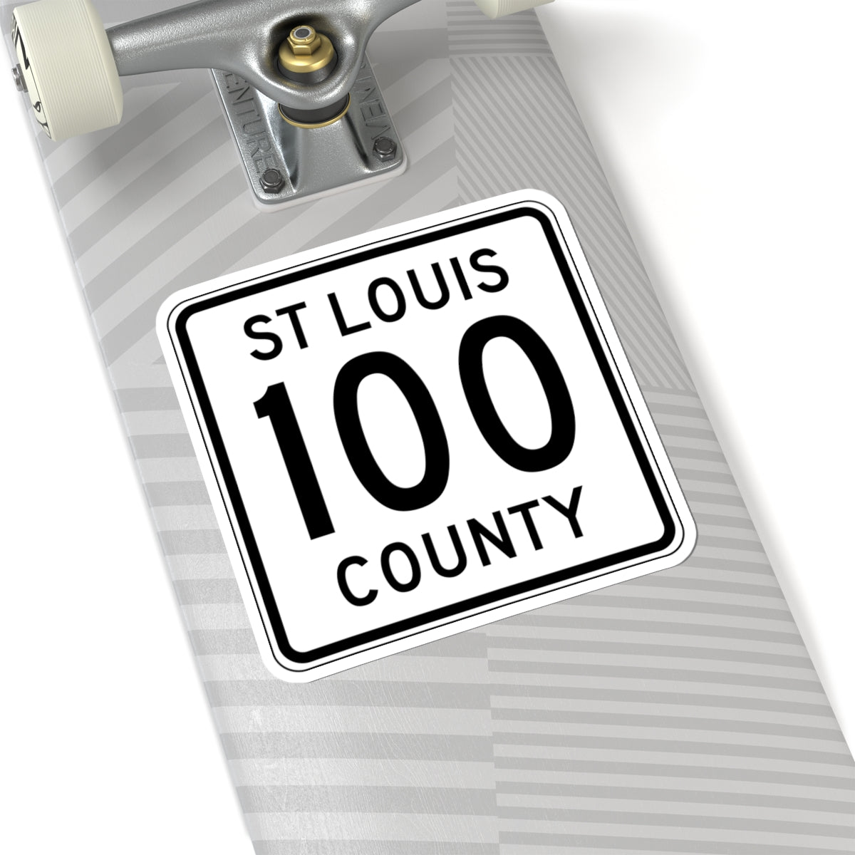 St Louis County Route 100 MN (Minnesota) (Road Sign) STICKER Vinyl Kiss-Cut Decal