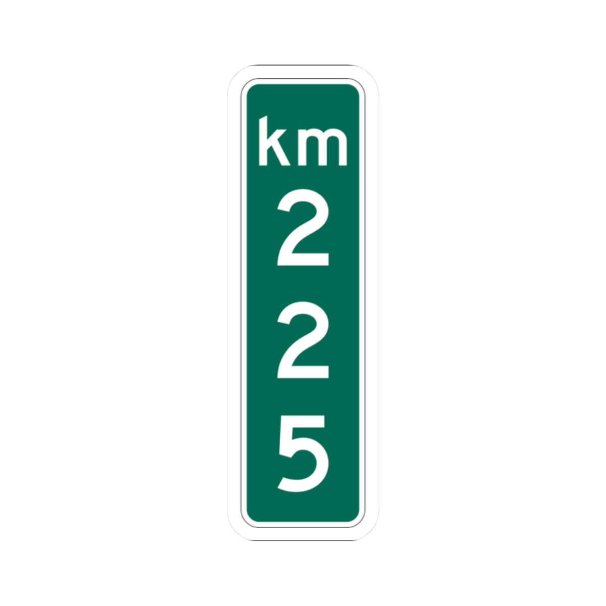 MUTCD-PR D10-3 (Puerto Rico) (Road Sign) STICKER Vinyl Kiss-Cut Decal