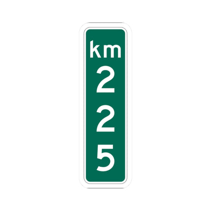 MUTCD-PR D10-3 (Puerto Rico) (Road Sign) STICKER Vinyl Kiss-Cut Decal