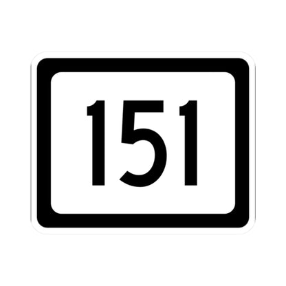 WV-151 (Virginia) (Road Sign) STICKER Vinyl Kiss-Cut Decal