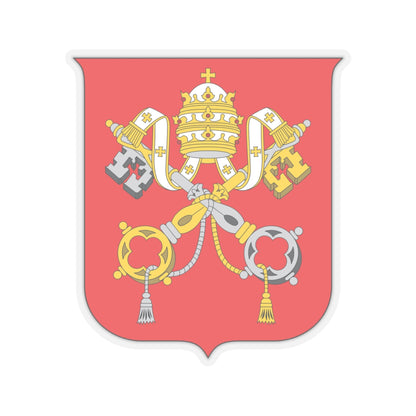 Coat of arms of Vatican City State - STICKER Vinyl Kiss-Cut Decal