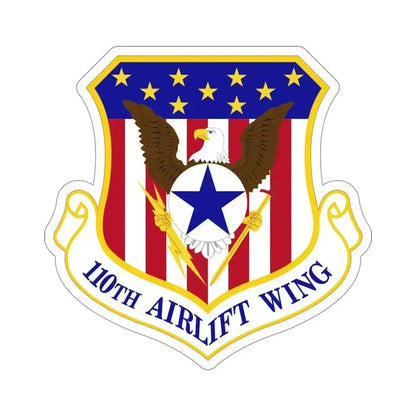 110th Airlift Wing (U.S. Air Force) STICKER Vinyl Die-Cut Decal 4 Inch - The Sticker Space