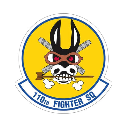 110th Fighter Squadron (U.S. Air Force) STICKER Vinyl Kiss-Cut Decal 3 Inch White - The Sticker Space