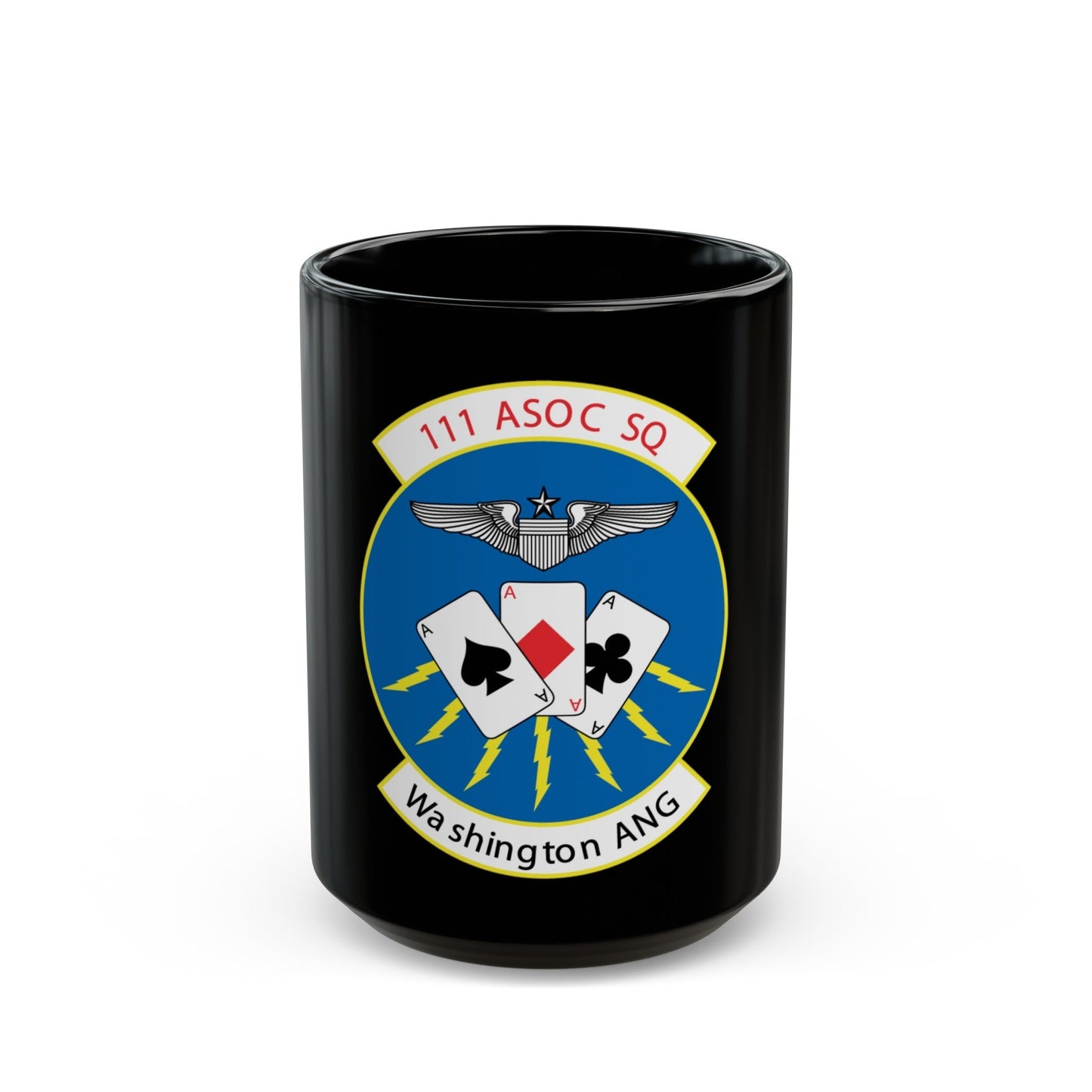 111 ASOC Sq Washington ANG (U.S. Air Force) Black Coffee Mug-15oz-The Sticker Space