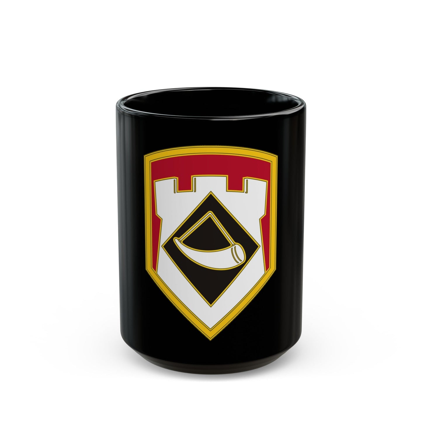 111 Engineer Brigade (U.S. Army) Black Coffee Mug-15oz-The Sticker Space