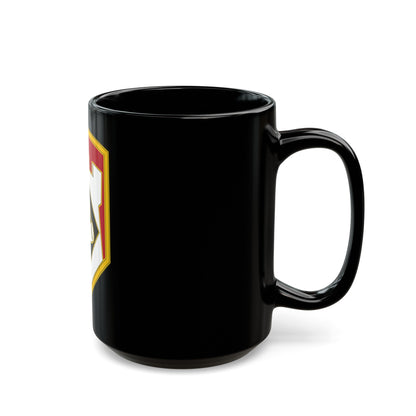 111 Engineer Brigade (U.S. Army) Black Coffee Mug-The Sticker Space