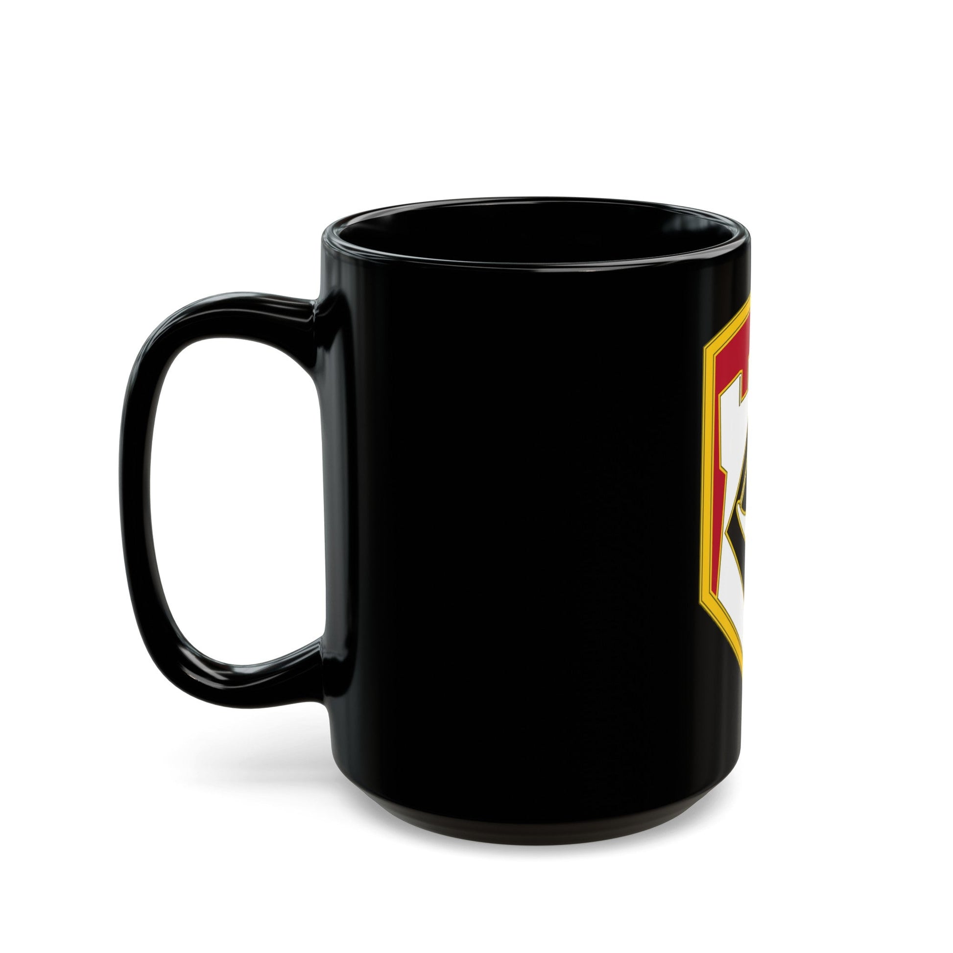 111 Engineer Brigade (U.S. Army) Black Coffee Mug-The Sticker Space