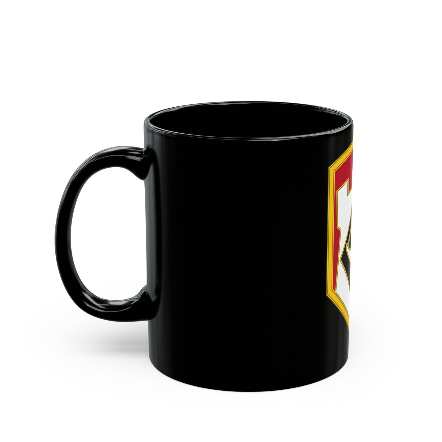 111 Engineer Brigade (U.S. Army) Black Coffee Mug-The Sticker Space