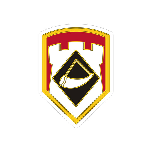 111 Engineer Brigade (U.S. Army) REVERSE PRINT Transparent STICKER-6" × 6"-The Sticker Space