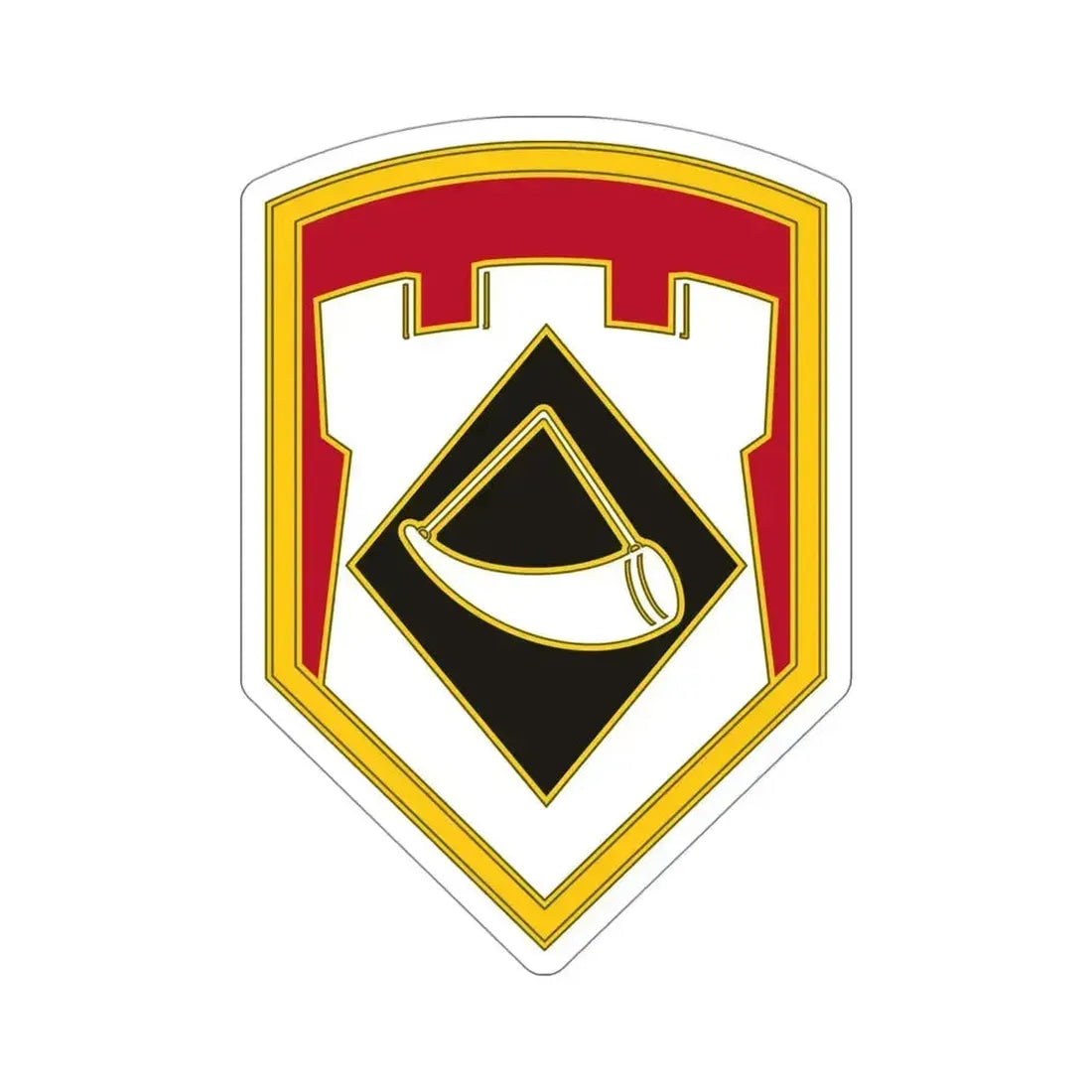 111 Engineer Brigade (U.S. Army) STICKER Vinyl Die-Cut Decal 4 Inch - The Sticker Space