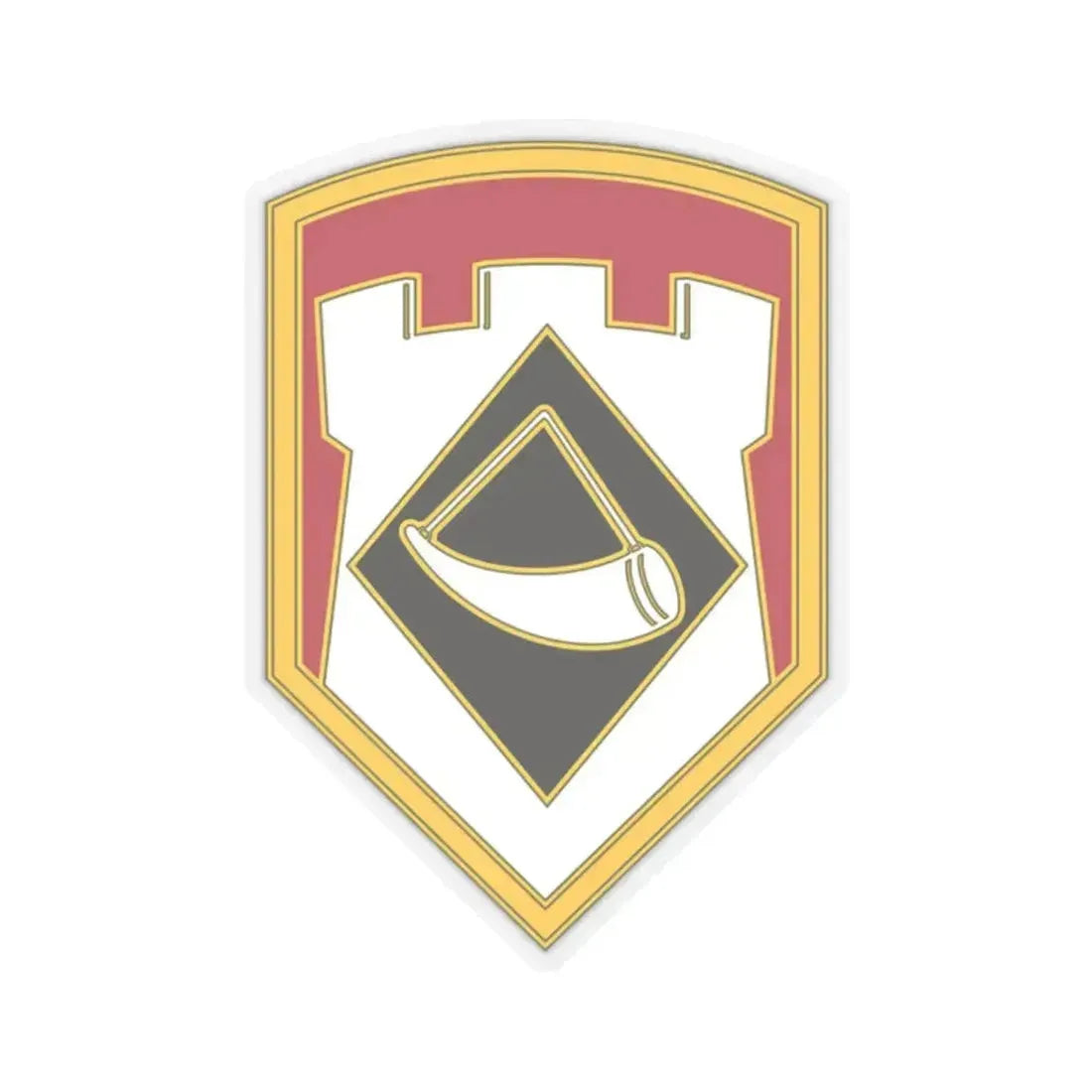 111 Engineer Brigade (U.S. Army) STICKER Vinyl Kiss-Cut Decal 2 Inch Transparent - The Sticker Space