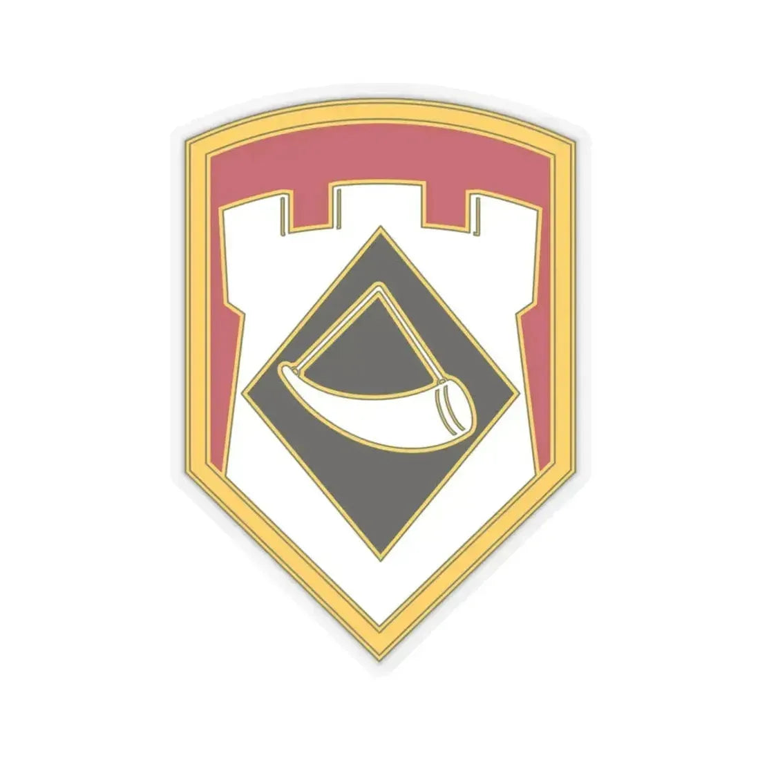 111 Engineer Brigade (U.S. Army) STICKER Vinyl Kiss-Cut Decal 3 Inch Transparent - The Sticker Space