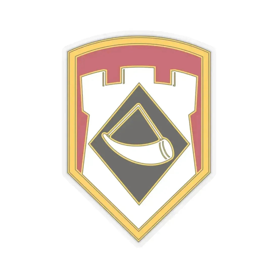 111 Engineer Brigade (U.S. Army) STICKER Vinyl Kiss-Cut Decal 6 Inch Transparent - The Sticker Space