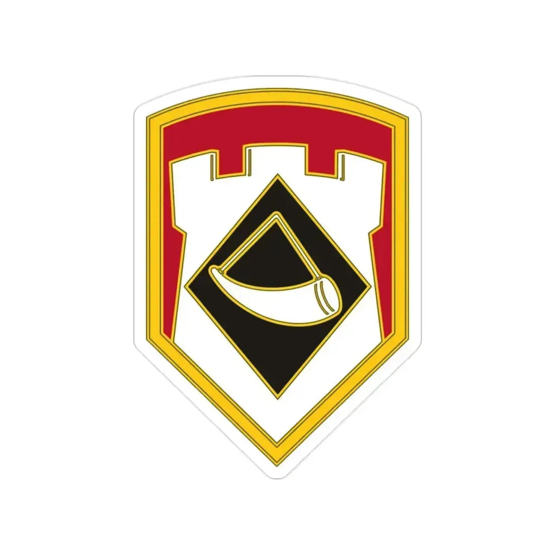 111 Engineer Brigade (U.S. Army) Transparent STICKER Die-Cut Vinyl Decal 2 Inch - The Sticker Space