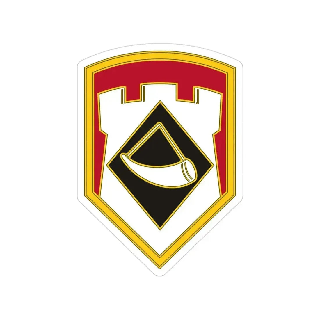 111 Engineer Brigade (U.S. Army) Transparent STICKER Die-Cut Vinyl Decal 3 Inch - The Sticker Space