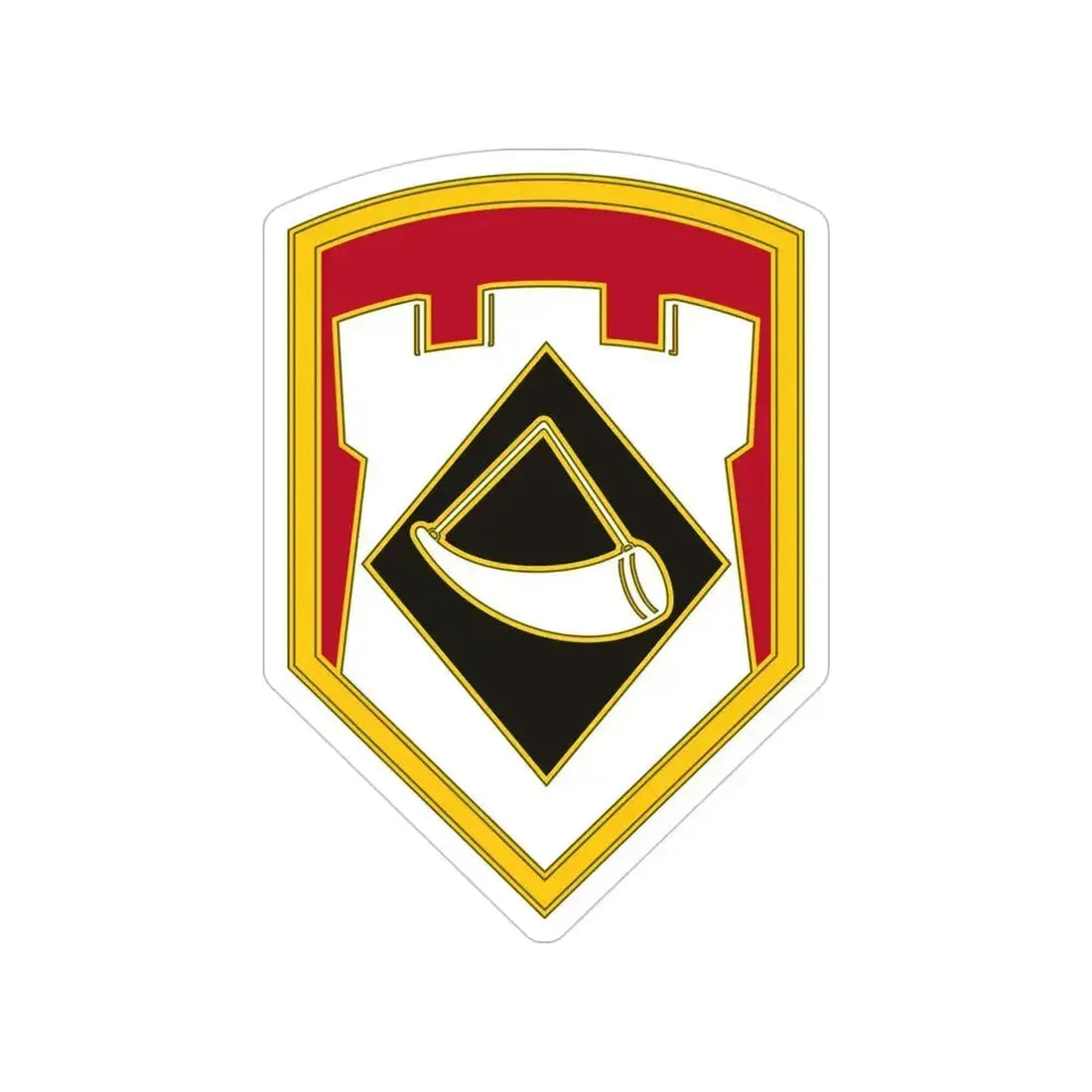 111 Engineer Brigade (U.S. Army) Transparent STICKER Die-Cut Vinyl Decal 4 Inch - The Sticker Space