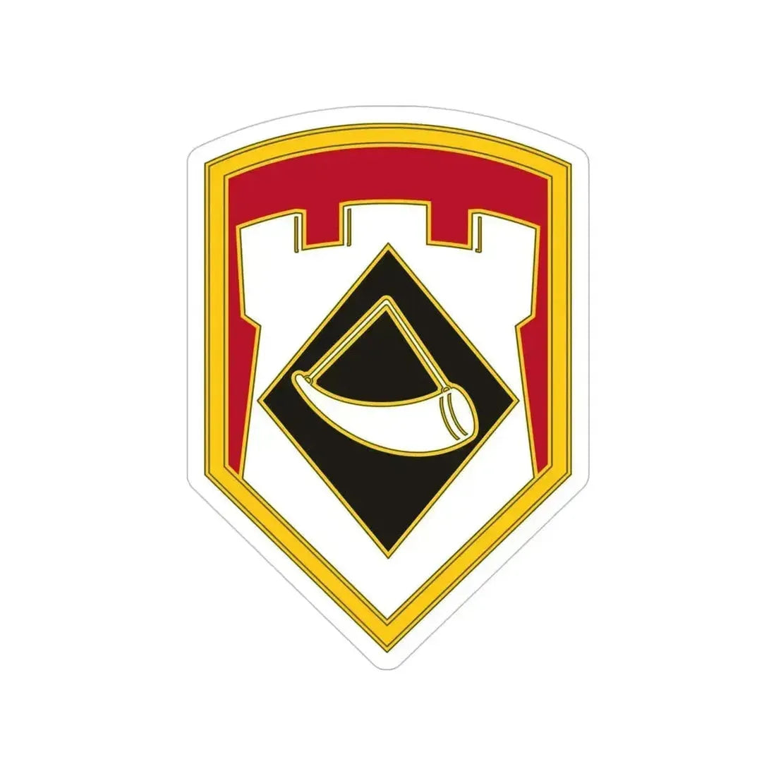 111 Engineer Brigade (U.S. Army) Transparent STICKER Die-Cut Vinyl Decal 5 Inch - The Sticker Space