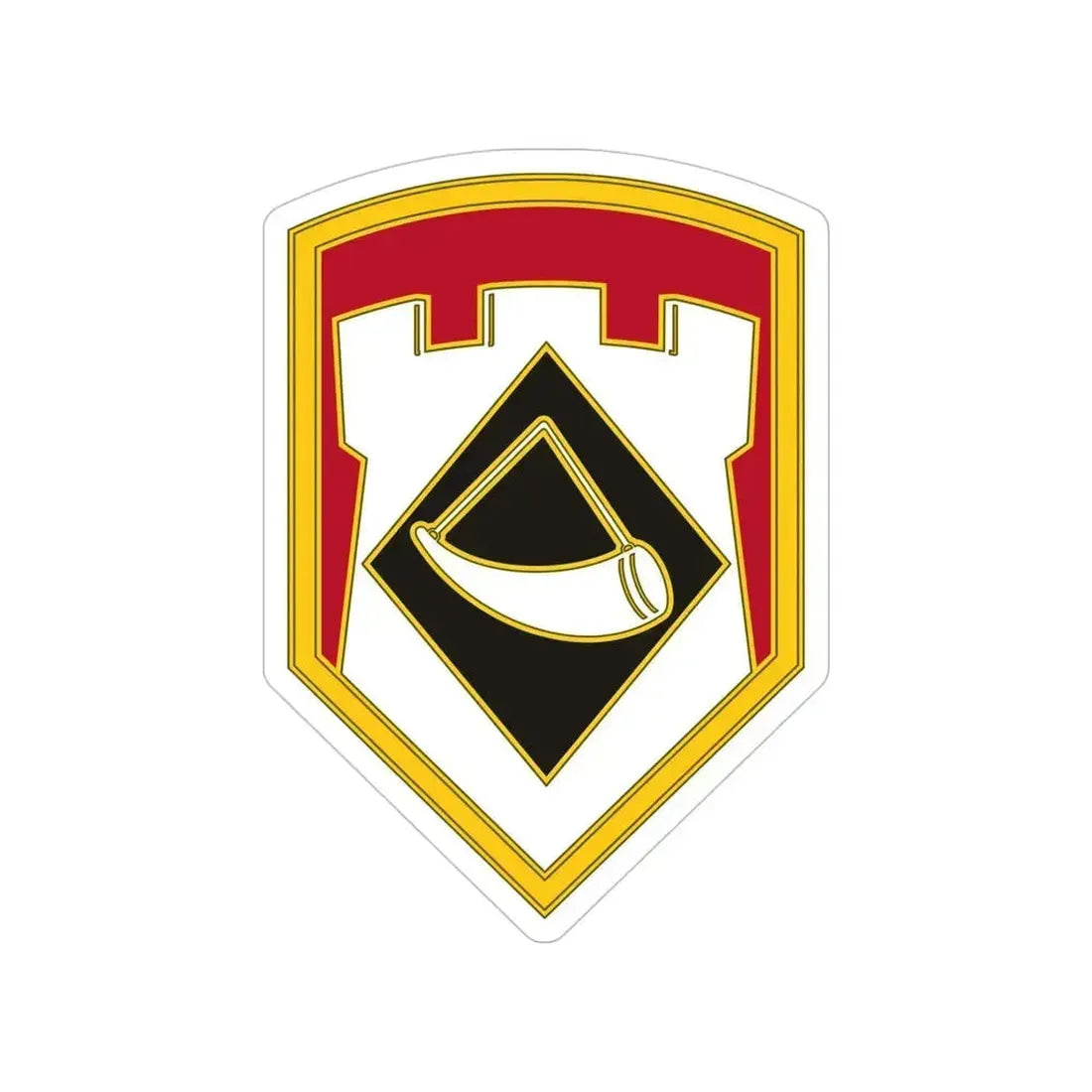111 Engineer Brigade (U.S. Army) Transparent STICKER Die-Cut Vinyl Decal 5 Inch - The Sticker Space