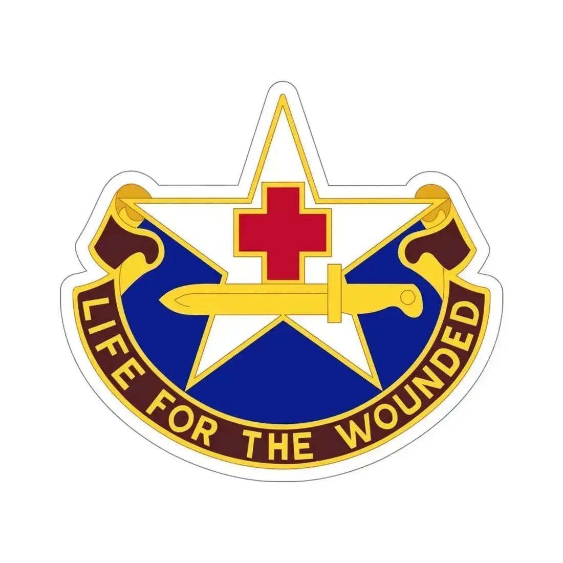 111 Medical Battalion (U.S. Army) STICKER Vinyl Die-Cut Decal 5 Inch - The Sticker Space