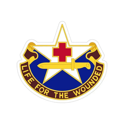 111 Medical Battalion (U.S. Army) Transparent STICKER Die-Cut Vinyl Decal 5 Inch - The Sticker Space