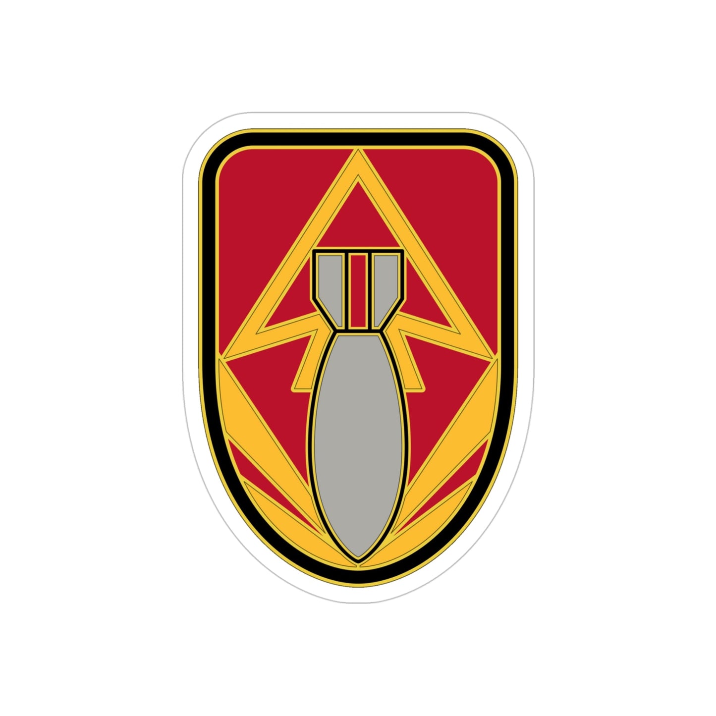 111 Ordnance Group 2 (U.S. Army) REVERSE PRINT Transparent STICKER-4 Inch-The Sticker Space