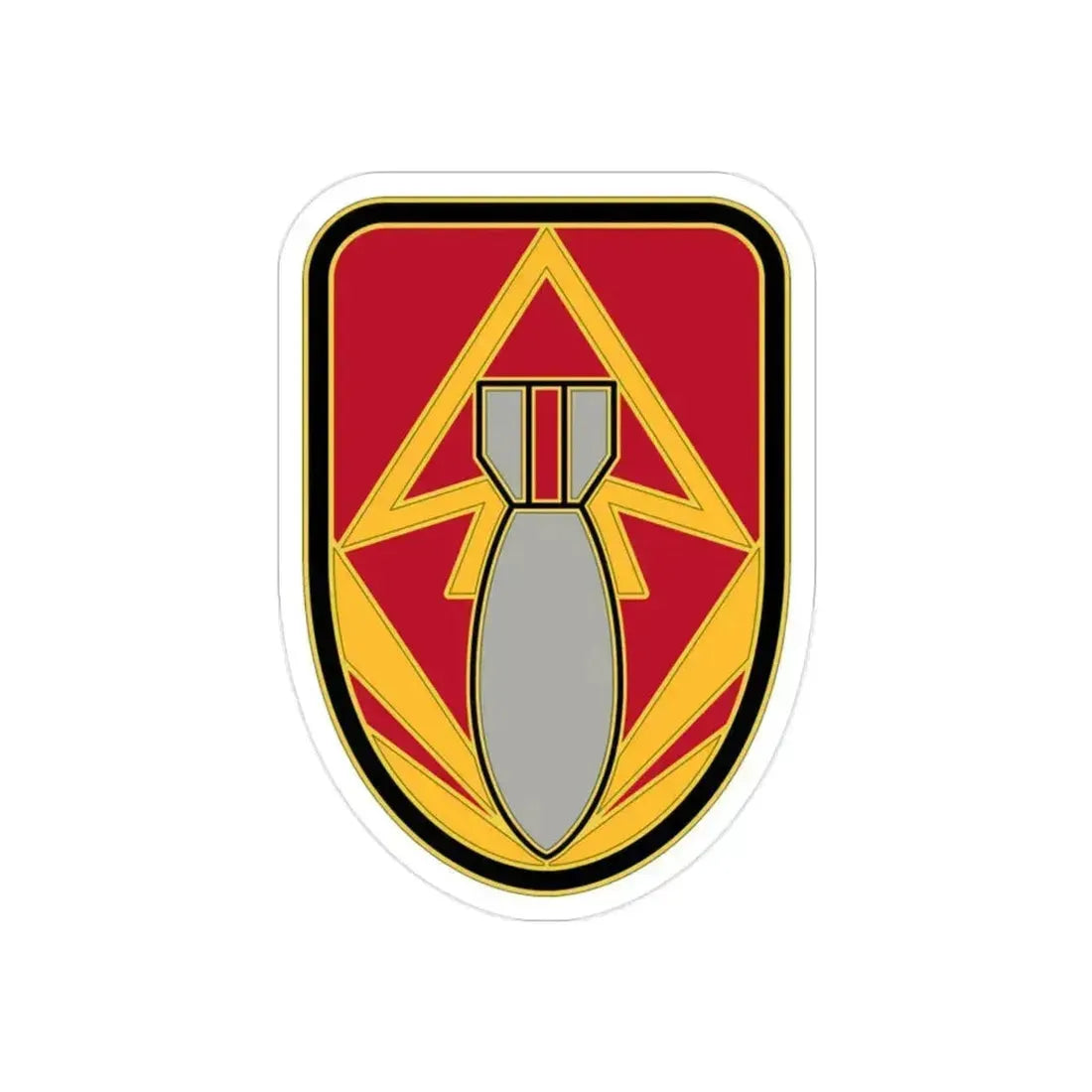 111 Ordnance Group 2 (U.S. Army) REVERSE PRINT Transparent Die-Cut STICKER 2 Inch Die-Cut Transparent - The Sticker Space