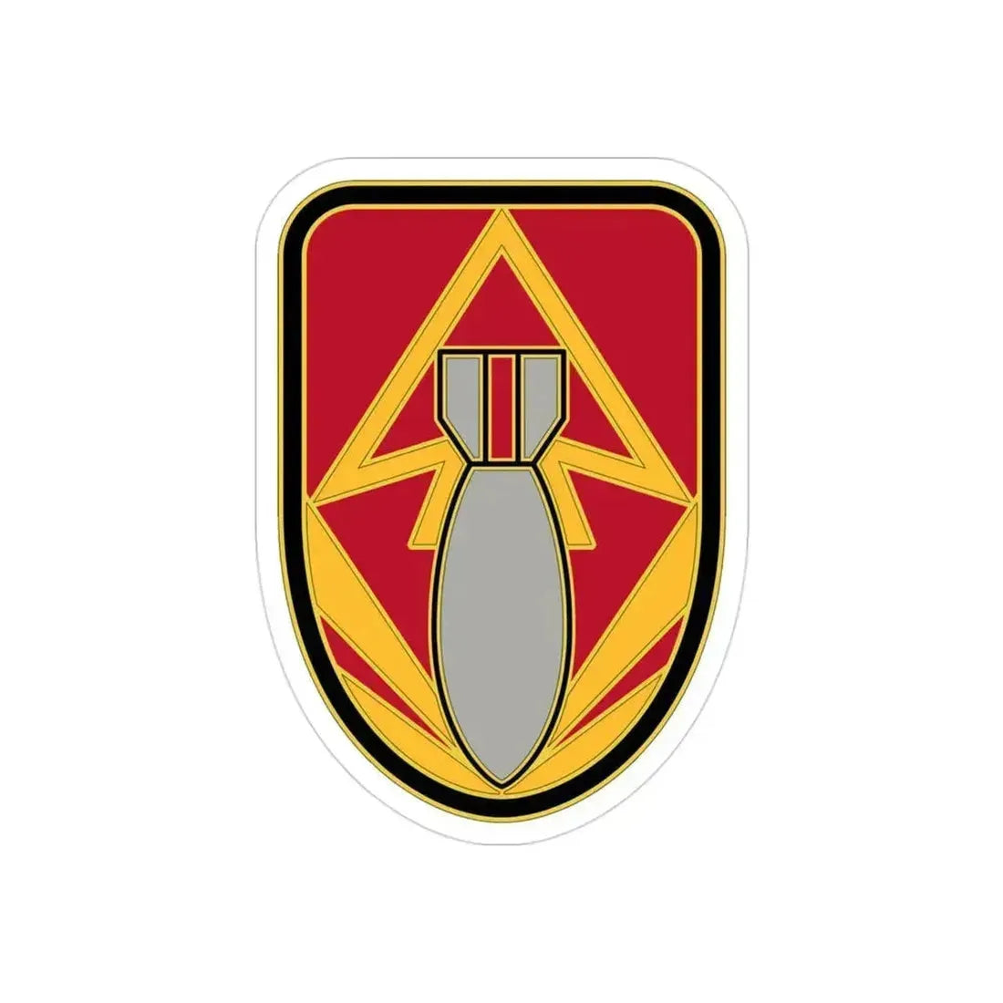 111 Ordnance Group 2 (U.S. Army) REVERSE PRINT Transparent Die-Cut STICKER 3 Inch Die-Cut Transparent - The Sticker Space