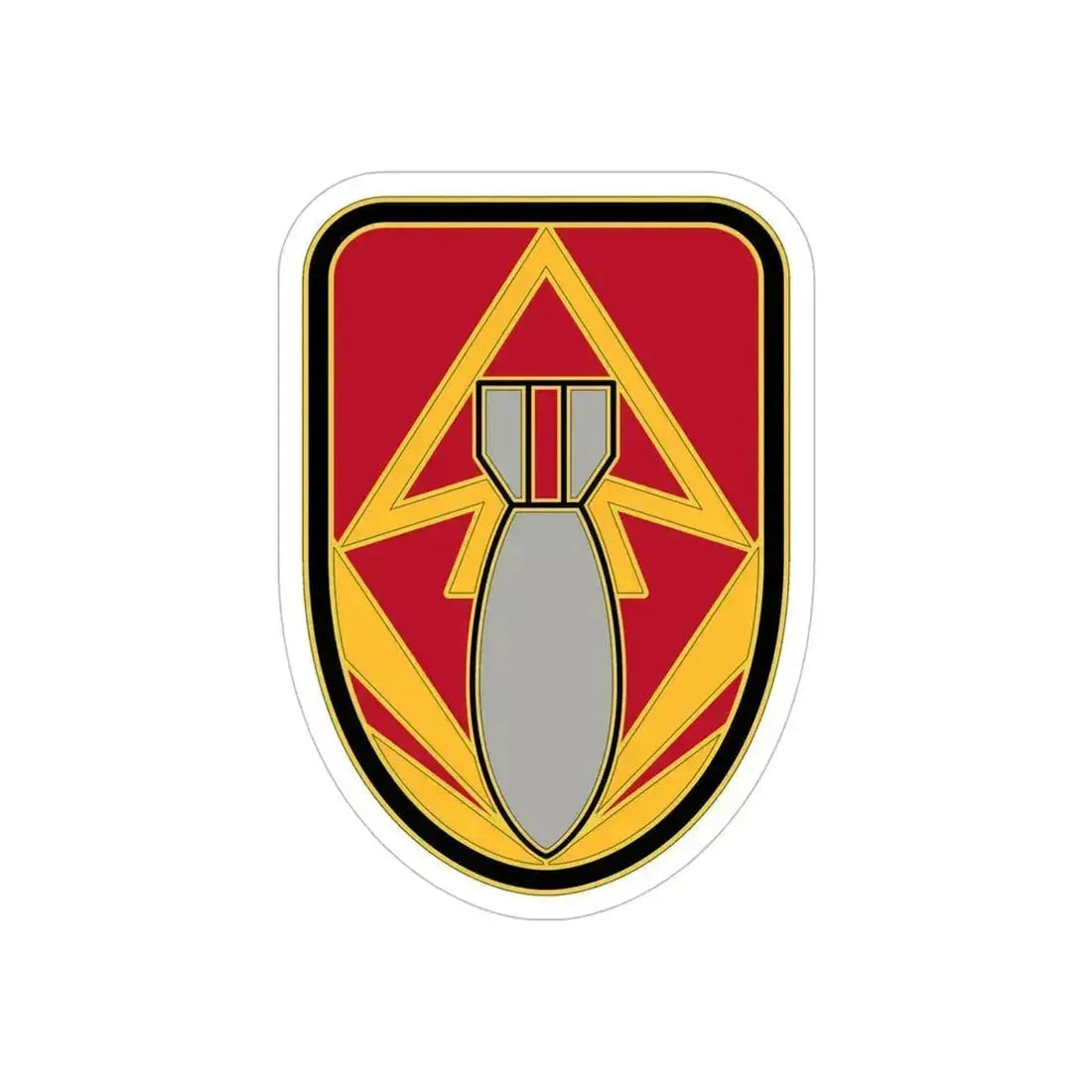 111 Ordnance Group 2 (U.S. Army) REVERSE PRINT Transparent Die-Cut STICKER 6 Inch Die-Cut Transparent - The Sticker Space