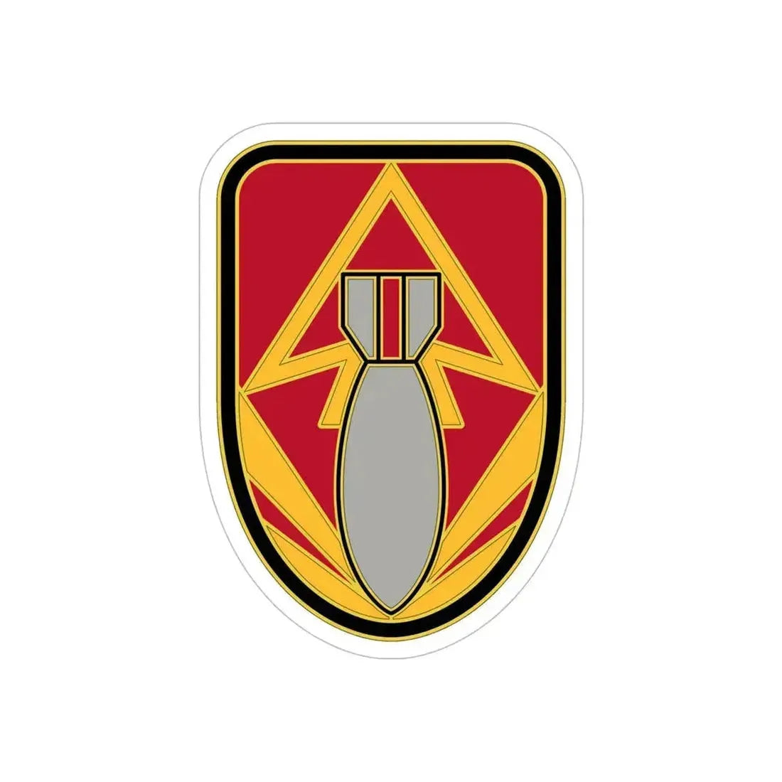 111 Ordnance Group 2 (U.S. Army) REVERSE PRINT Transparent Die-Cut STICKER - The Sticker Space