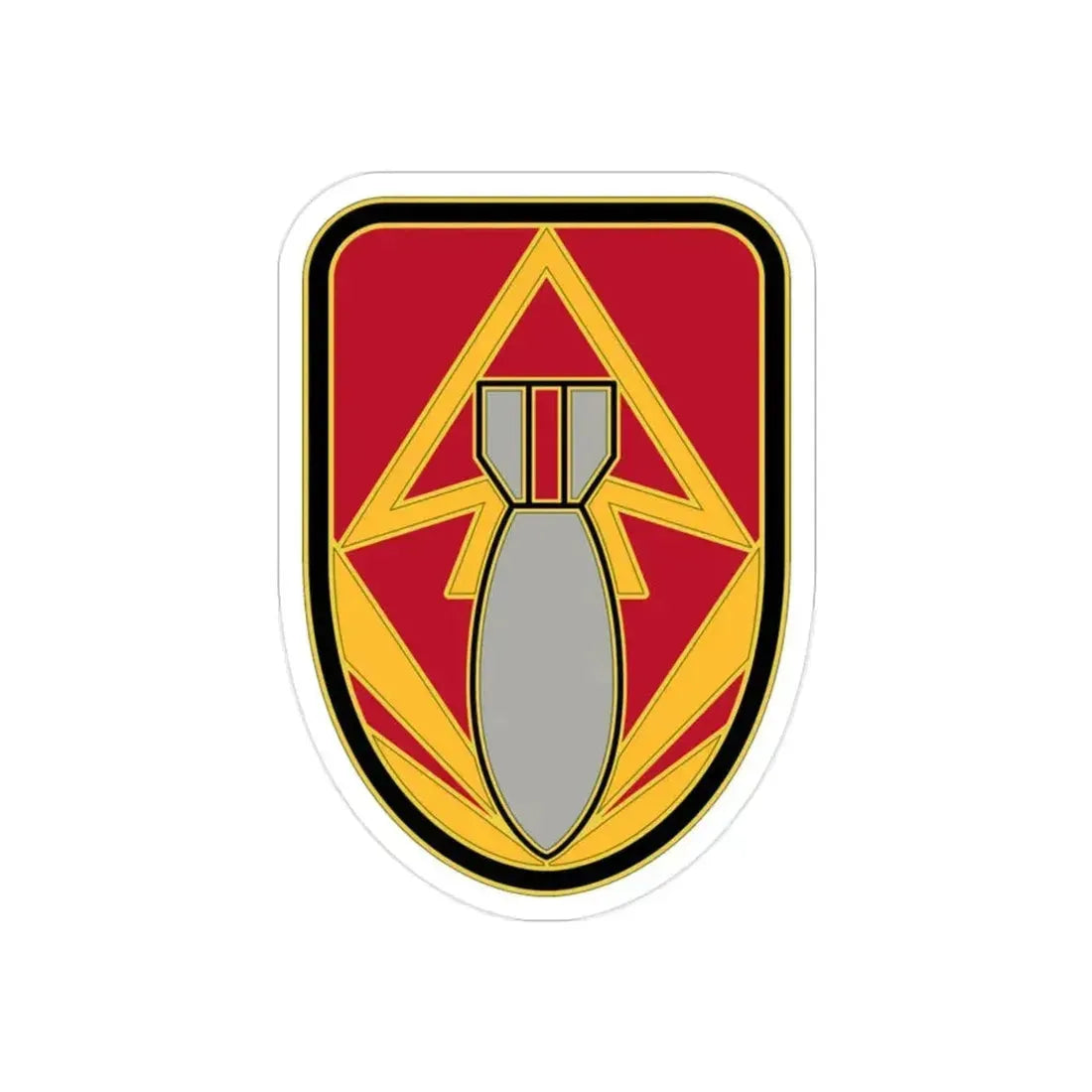 111 Ordnance Group 2 (U.S. Army) REVERSE PRINT Transparent Die-Cut STICKER - The Sticker Space