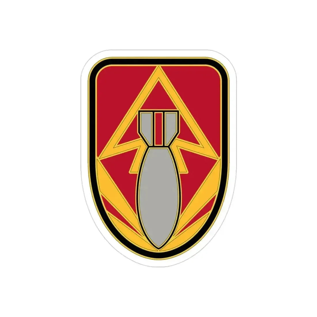 111 Ordnance Group 2 (U.S. Army) REVERSE PRINT Transparent Die-Cut STICKER - The Sticker Space