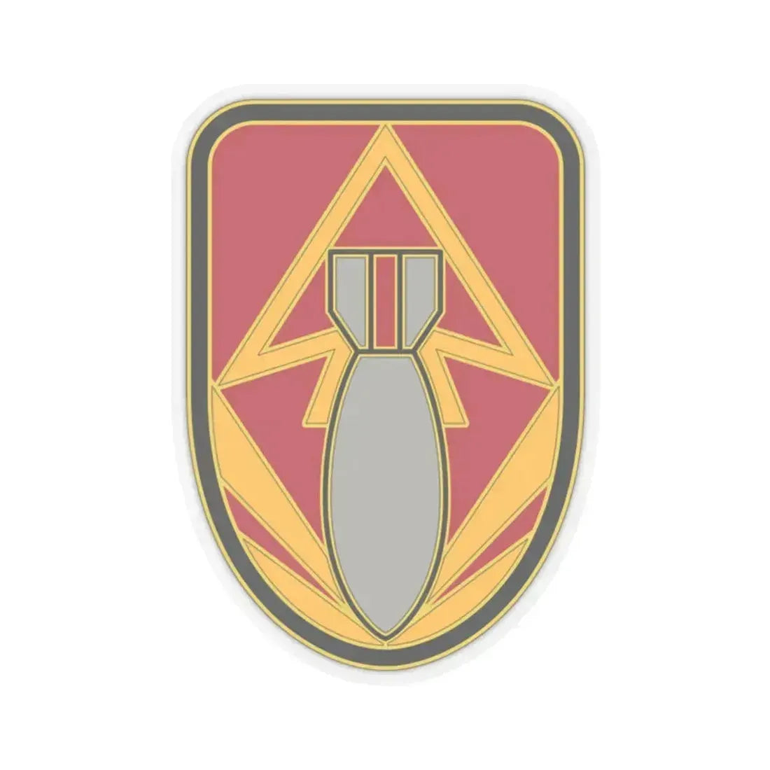 111 Ordnance Group 2 (U.S. Army) STICKER Vinyl Kiss-Cut Decal 2 Inch Transparent - The Sticker Space