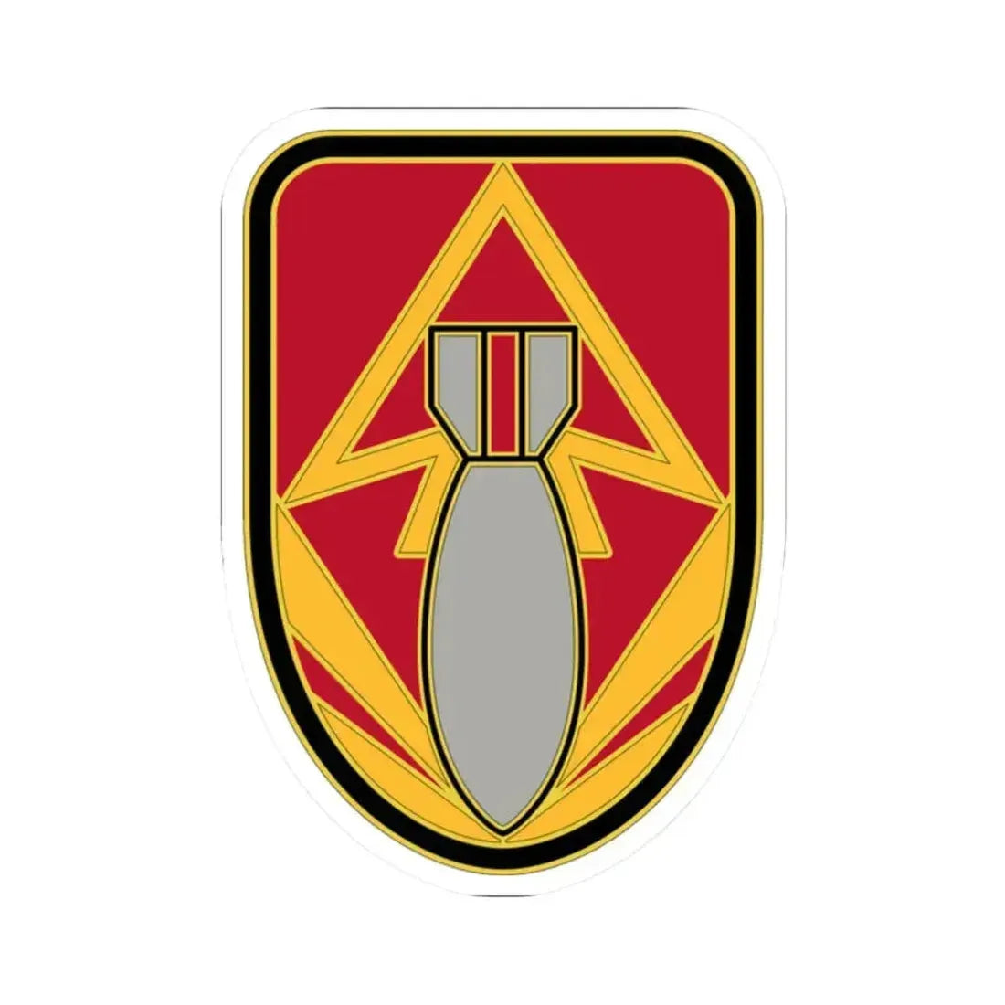 111 Ordnance Group 2 (U.S. Army) STICKER Vinyl Kiss-Cut Decal 2 Inch White - The Sticker Space
