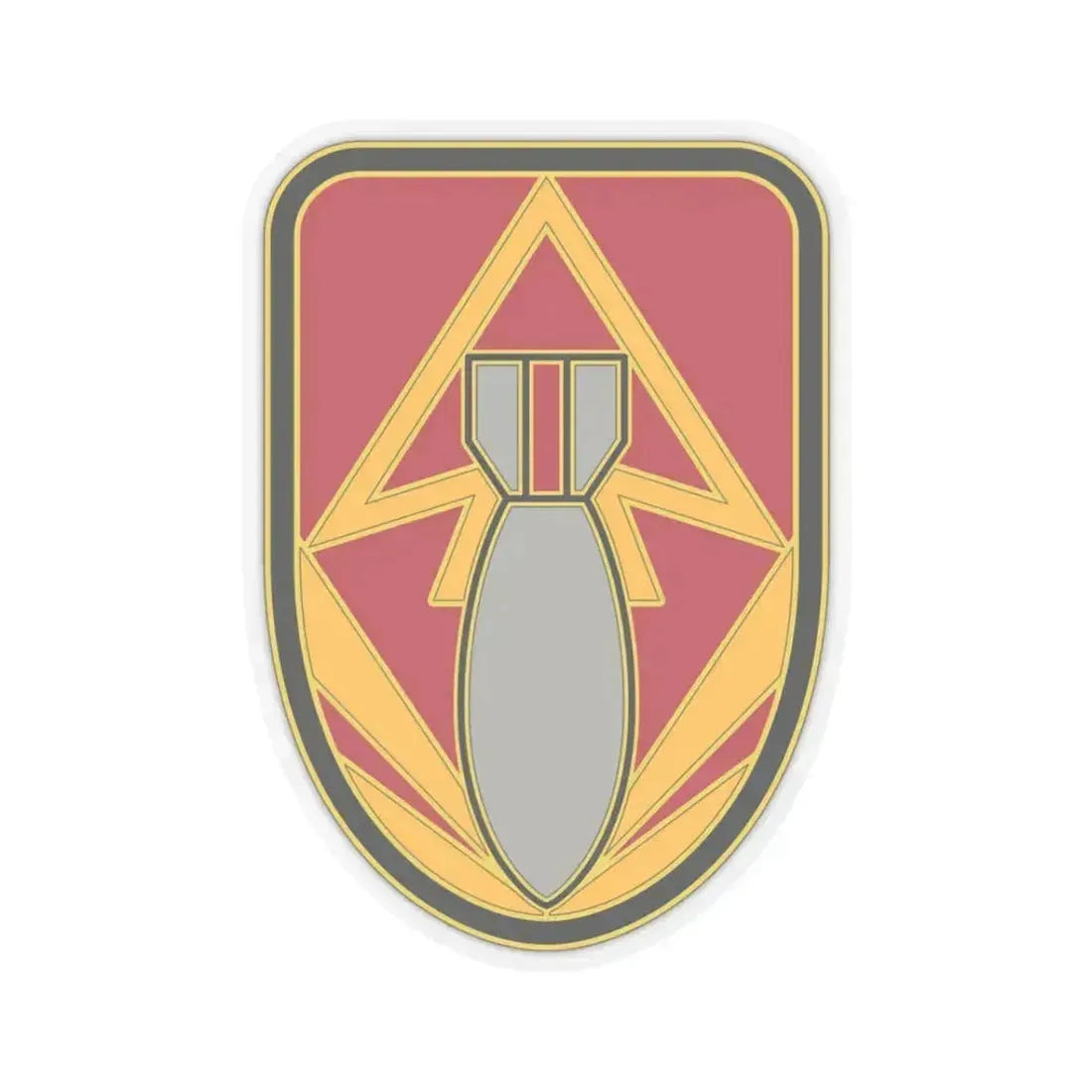 111 Ordnance Group 2 (U.S. Army) STICKER Vinyl Kiss-Cut Decal 3 Inch Transparent - The Sticker Space