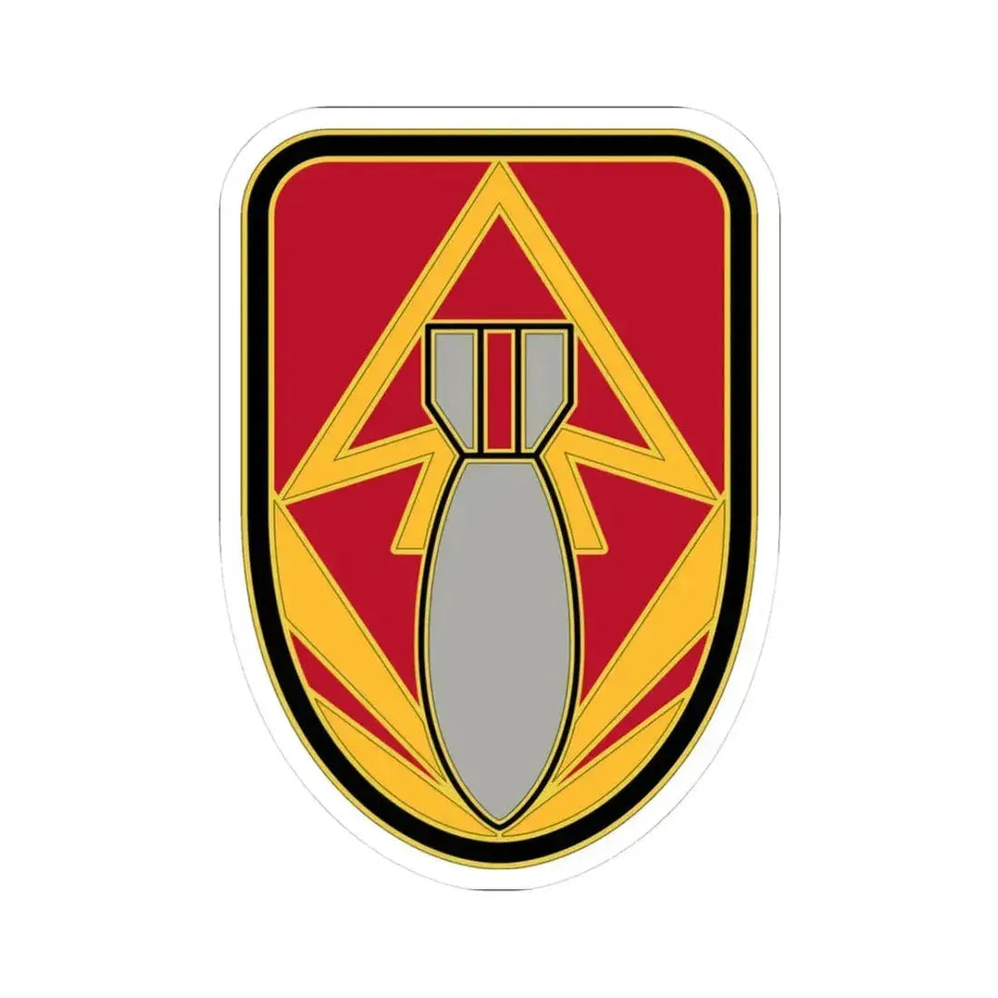 111 Ordnance Group 2 (U.S. Army) STICKER Vinyl Kiss-Cut Decal 3 Inch White - The Sticker Space