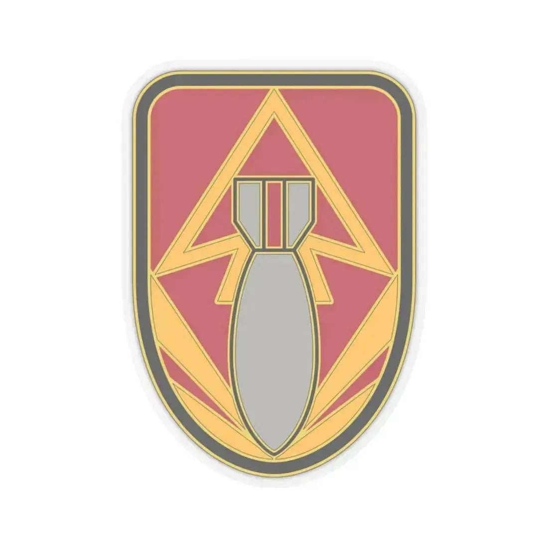 111 Ordnance Group 2 (U.S. Army) STICKER Vinyl Kiss-Cut Decal 6 Inch Transparent - The Sticker Space