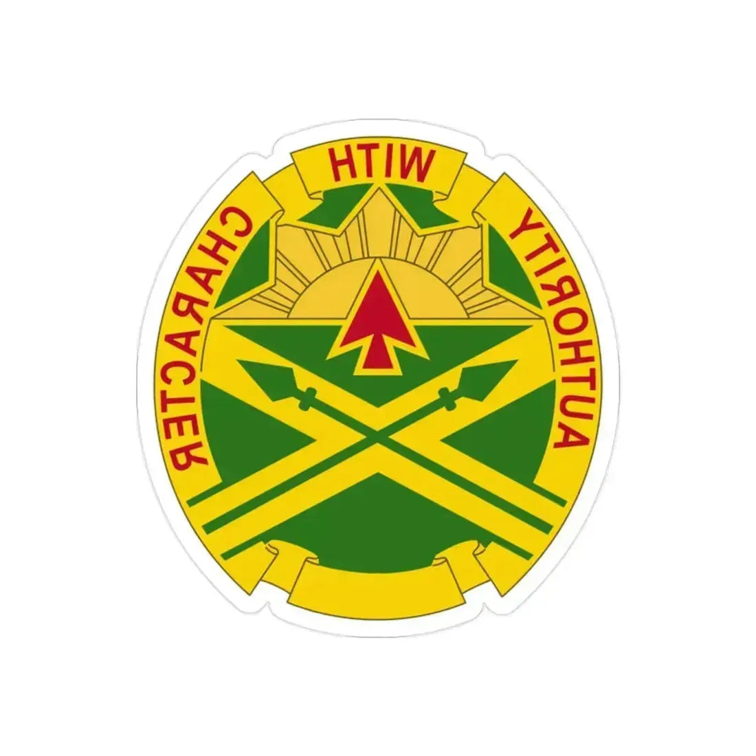 111 Ordnance Group 3 (U.S. Army) REVERSE PRINT Transparent Die-Cut STICKER 2 Inch Die-Cut Transparent - The Sticker Space