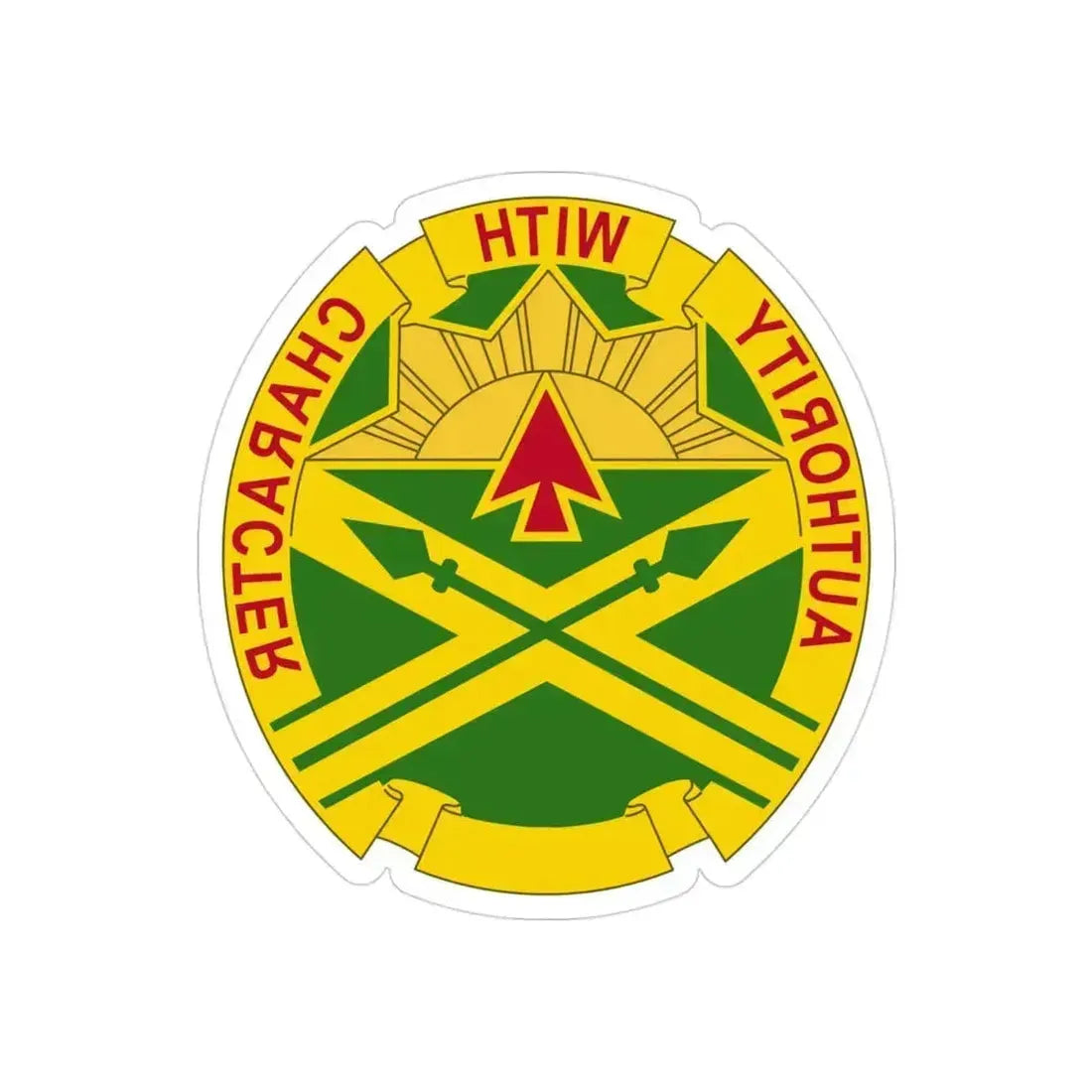 111 Ordnance Group 3 (U.S. Army) REVERSE PRINT Transparent Die-Cut STICKER 3 Inch Die-Cut Transparent - The Sticker Space